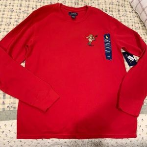 Polo Ralph Lauren teddy bear long sleeve shirt